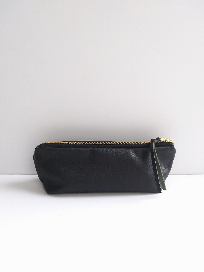 Skinny Leather Makeup Pouch/Pencil Case